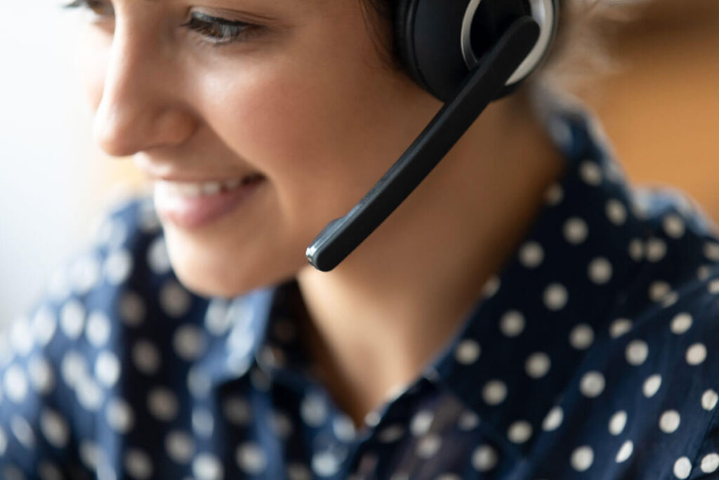 An image of a pharmacist on the phone